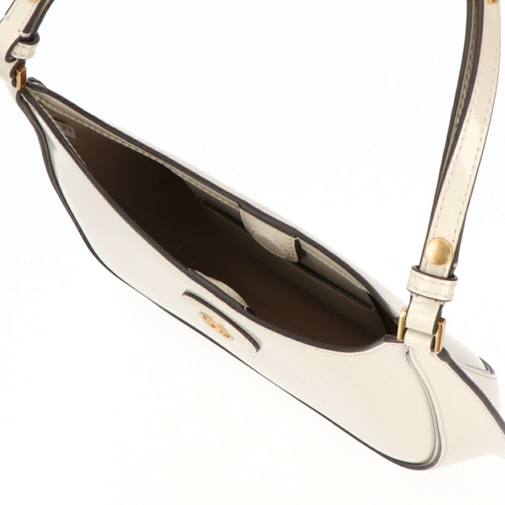 Tory Burch トリーバーチ  ハンドバッグ ROBINSON SPAZZOLATO アイボリー ショルダーバッグ ホーボーバッグ  154729