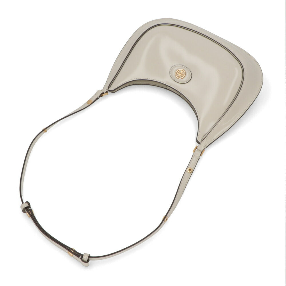 Tory Burch トリーバーチ  ハンドバッグ ROBINSON SPAZZOLATO アイボリー ショルダーバッグ ホーボーバッグ  154729