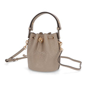 Tory Burch ショルダーバッグ  ベージュ Tモノグラム 巾着 ハンドバッグ 158530