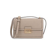 Tory Burch トリーバーチ  ショルダーバッグ  モカベージュ スムースカーフスキン クロスボディバッグ Tモノグラム 160210