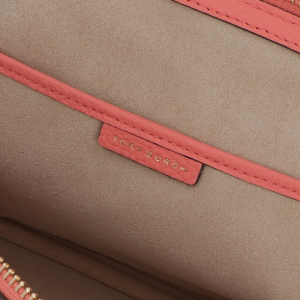 Tory Burch トリーバーチ  ハンドバッグ Mini Swing ライトグリーン ポピーレッド コーラルピンク ペブルドレザー クロスボディ ミニバッグ  155619