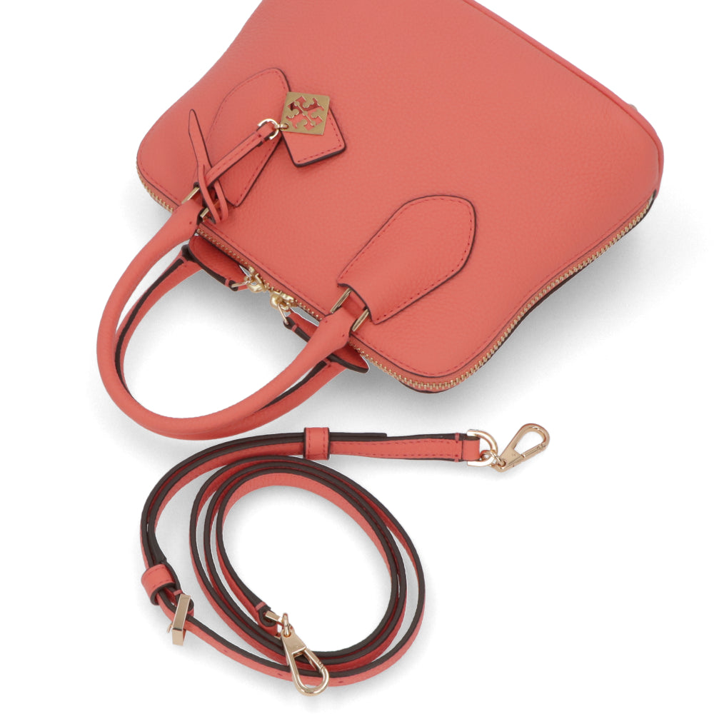 Tory Burch トリーバーチ  ハンドバッグ Mini Swing ライトグリーン ポピーレッド コーラルピンク ペブルドレザー クロスボディ ミニバッグ  155619