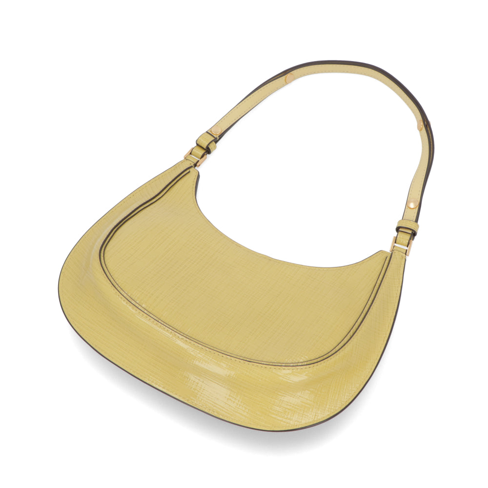 Tory Burch ショルダーバッグ コーラルピンク イエロー エンボスレザー