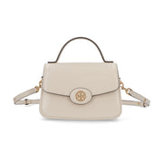 Tory Burch ハンドバッグ ROBINSON ライトクリーム ショルダーバッグ クロスボディ 2WAY 153233