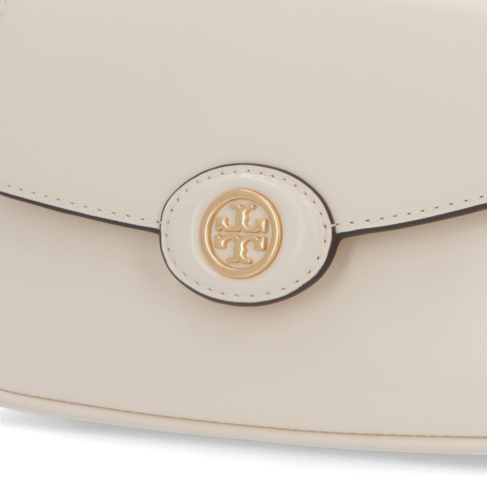 Tory Burch ハンドバッグ ROBINSON ライトクリーム ショルダーバッグ クロスボディ 2WAY 153233