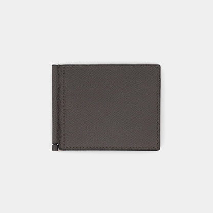 ヴァレクストラ VALEXTRA SGSR0080028LRDWG99 マネークリップ 財布 ブランド ダークグレー メンズ レディース 新品