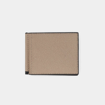 ヴァレクストラ VALEXTRA SGSR0080028LRDWG99 マネークリップ 財布 ブランド グレージュ オイスターグレー メンズ 新品
