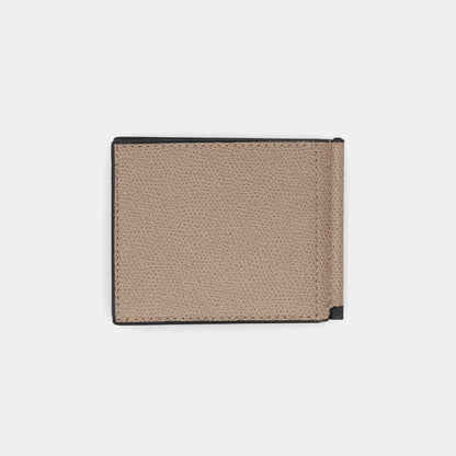 ヴァレクストラ VALEXTRA SGSR0080028LRDWG99 マネークリップ 財布 ブランド グレージュ オイスターグレー メンズ 新品
