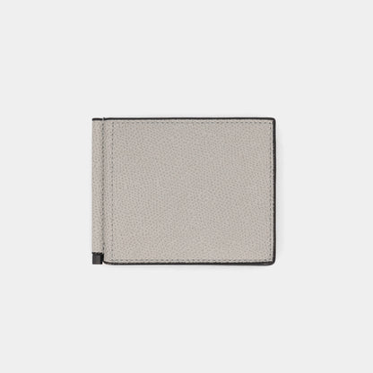 ヴァレクストラ VALEXTRA SGSR0080028LRDWG99 マネークリップ 財布 ブランド アッシュグレー メンズ レディース 新品
