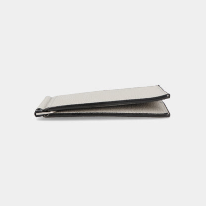 ヴァレクストラ VALEXTRA SGSR0080028LRDWG99 マネークリップ 財布 ブランド アッシュグレー メンズ レディース 新品