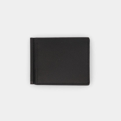 ヴァレクストラ VALEXTRA SGSR0080028LRDWG99 マネークリップ 財布 ブランド ブラック メンズ レディース 新品