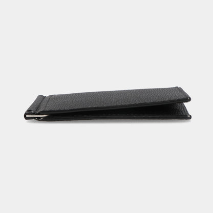ヴァレクストラ VALEXTRA SGSR0080028LRDWG99 マネークリップ 財布 ブランド ブラック メンズ レディース 新品