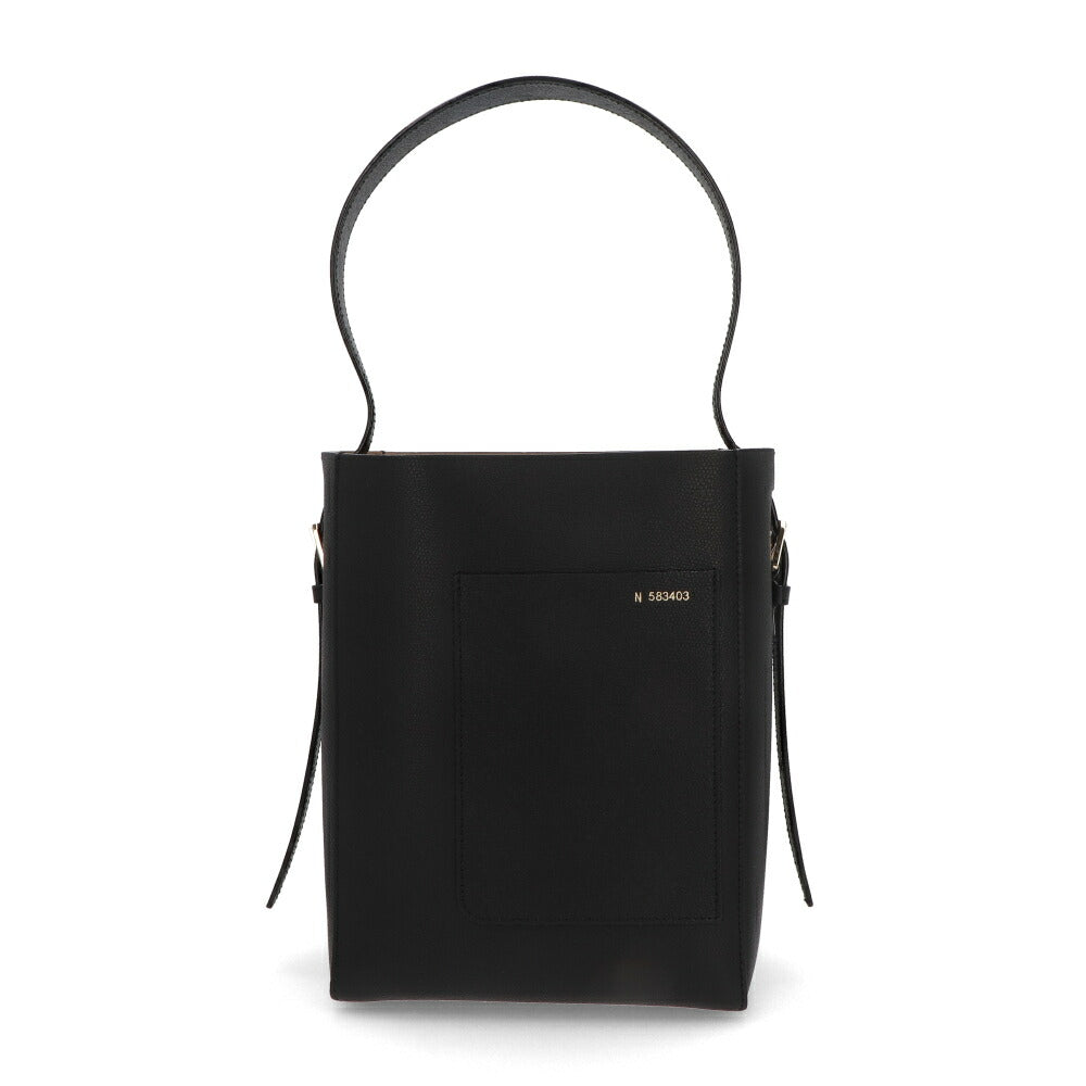 VALEXTRA ショルダーバッグ バケットバッグ ブラック