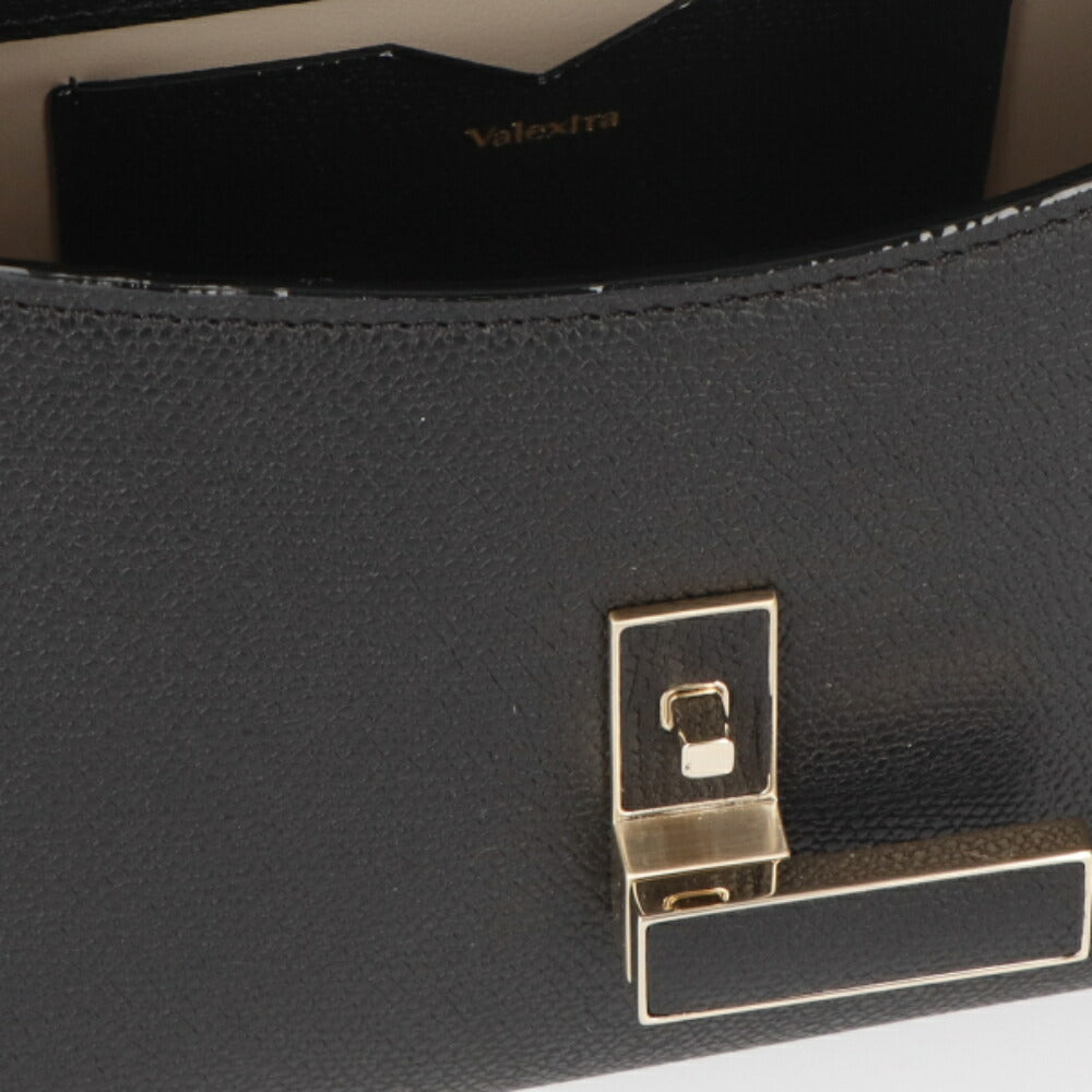 VALEXTRA ハンドバッグ イジィデ ミニ ISIDE MINI ブラック