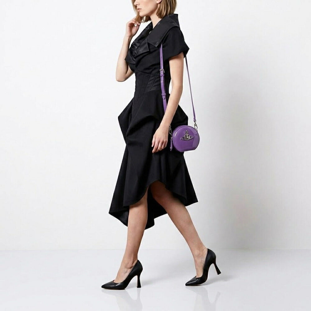 Vivienne Westwood ヴィヴィアン・ウエストウッド レディース バッグ ショルダーバッグ ピンク パープル ブラック ロゴ ミニバッグ 押し型 43030101