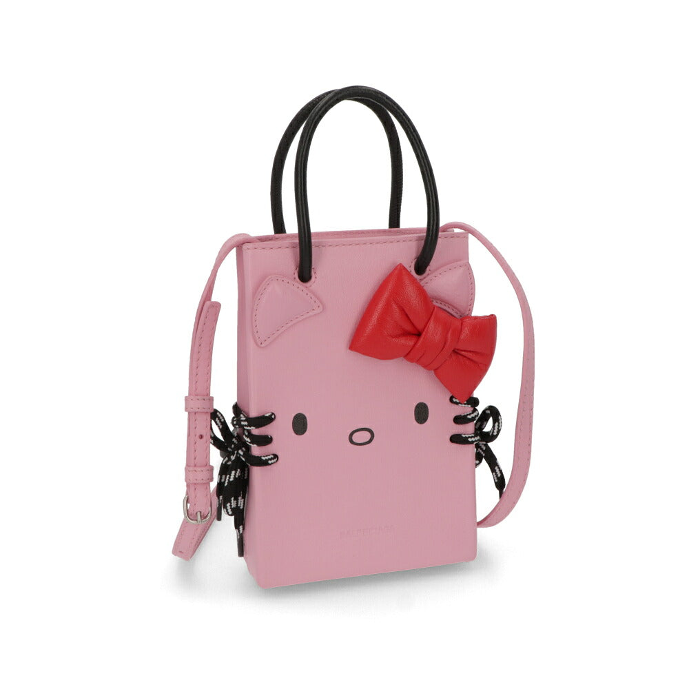 【中古/Aランク】 BALENCIAGA バレンシアガ レディース バッグ ショルダーバッグ ピンク レザー フォンホルダー サンリオ 619043 1CBP3