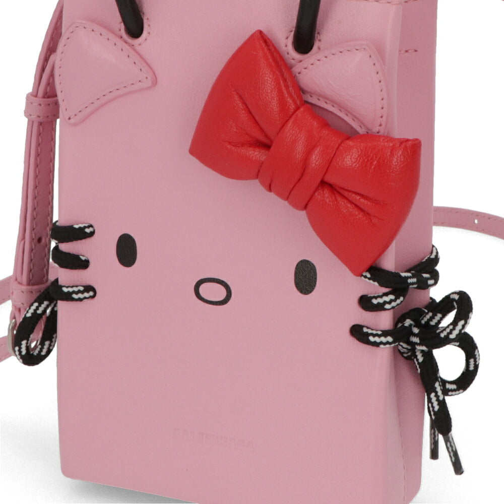 【中古/Aランク】 BALENCIAGA バレンシアガ レディース バッグ ショルダーバッグ ピンク レザー フォンホルダー サンリオ 619043 1CBP3