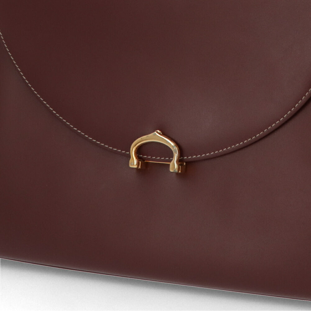 【中古/ABランク】CARTIER カルティエ レディース ハンドバッグ カルティエマストライン ボルドー レザー シリアルあり MUST DE CARTIER