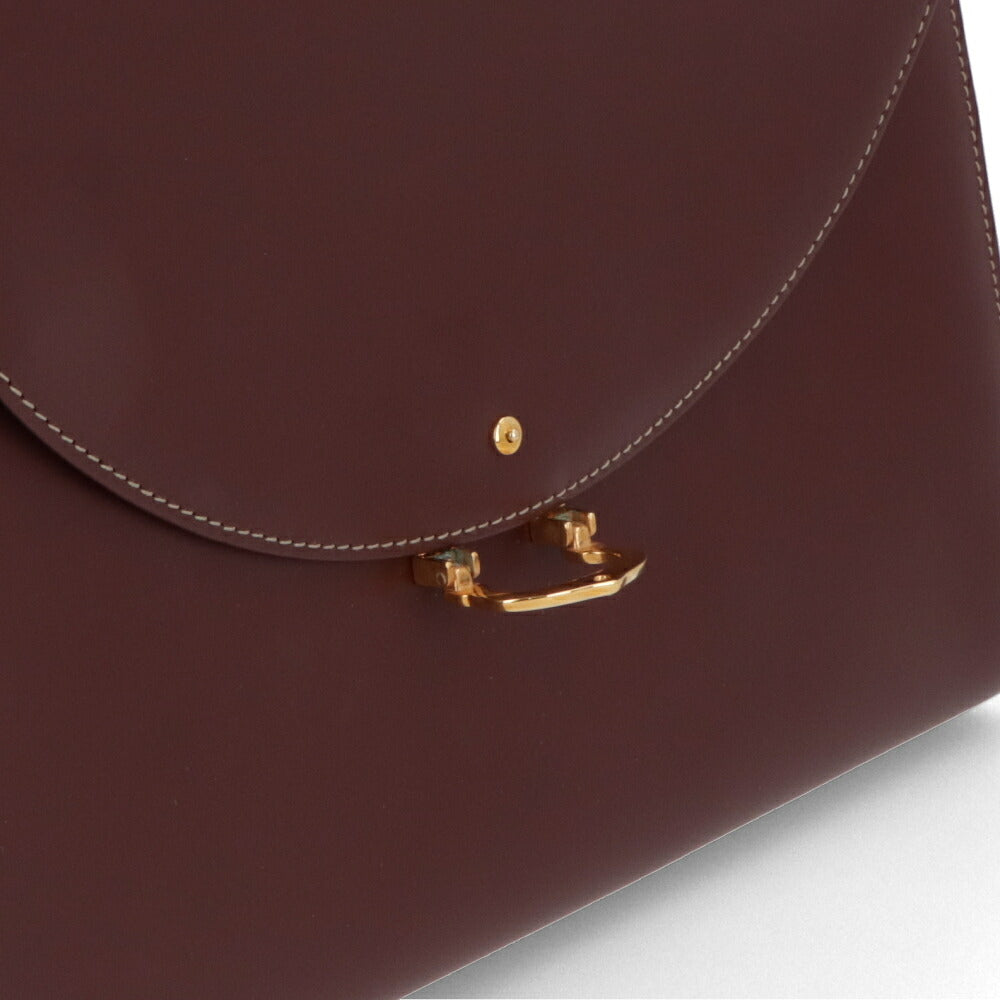 【中古/ABランク】CARTIER カルティエ レディース ハンドバッグ カルティエマストライン ボルドー レザー シリアルあり MUST DE CARTIER