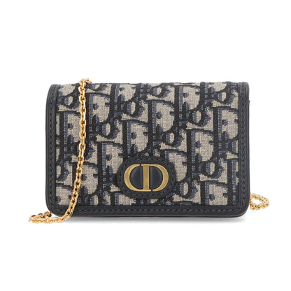 クリスチャンディオール CHRISTIAN DIOR ショルダーバッグ 30モンテーニュ ナノポーチ レディース ポシェット オブリーク ジャガード