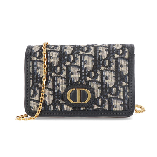 クリスチャンディオール CHRISTIAN DIOR ショルダーバッグ 30モンテーニュ ナノポーチ レディース ポシェット オブリーク ジャガード