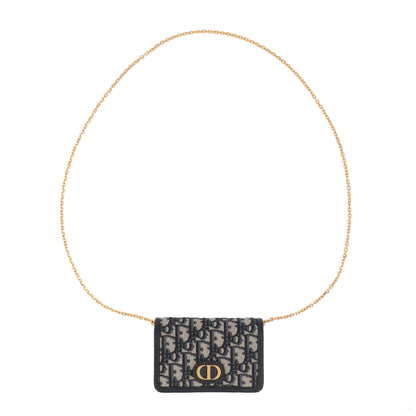 クリスチャンディオール CHRISTIAN DIOR ショルダーバッグ 30モンテーニュ ナノポーチ レディース ポシェット オブリーク ジャガード