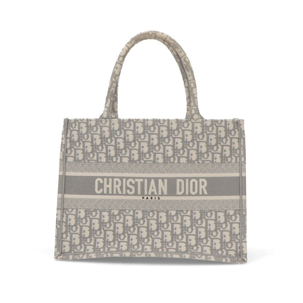 【中古/Aランク】 CHRISTIAN DIOR クリスチャンディオール レディース バッグ トートバッグ ブックトート グレー系 キャンバス シリアルあり ミディアム カナージュ