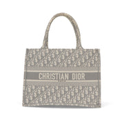 【中古/Aランク】 CHRISTIAN DIOR クリスチャンディオール レディース バッグ トートバッグ ブックトート グレー系 キャンバス シリアルあり ミディアム カナージュ