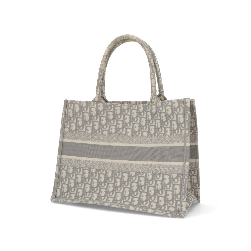 【中古/Aランク】 CHRISTIAN DIOR クリスチャンディオール レディース バッグ トートバッグ ブックトート グレー系 キャンバス シリアルあり ミディアム カナージュ