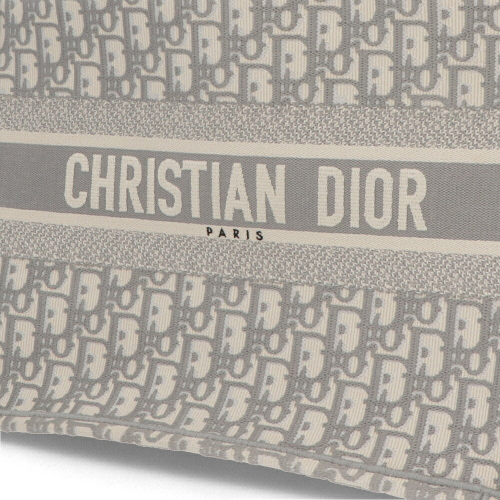 【中古/Aランク】 CHRISTIAN DIOR クリスチャンディオール レディース バッグ トートバッグ ブックトート グレー系 キャンバス シリアルあり ミディアム カナージュ