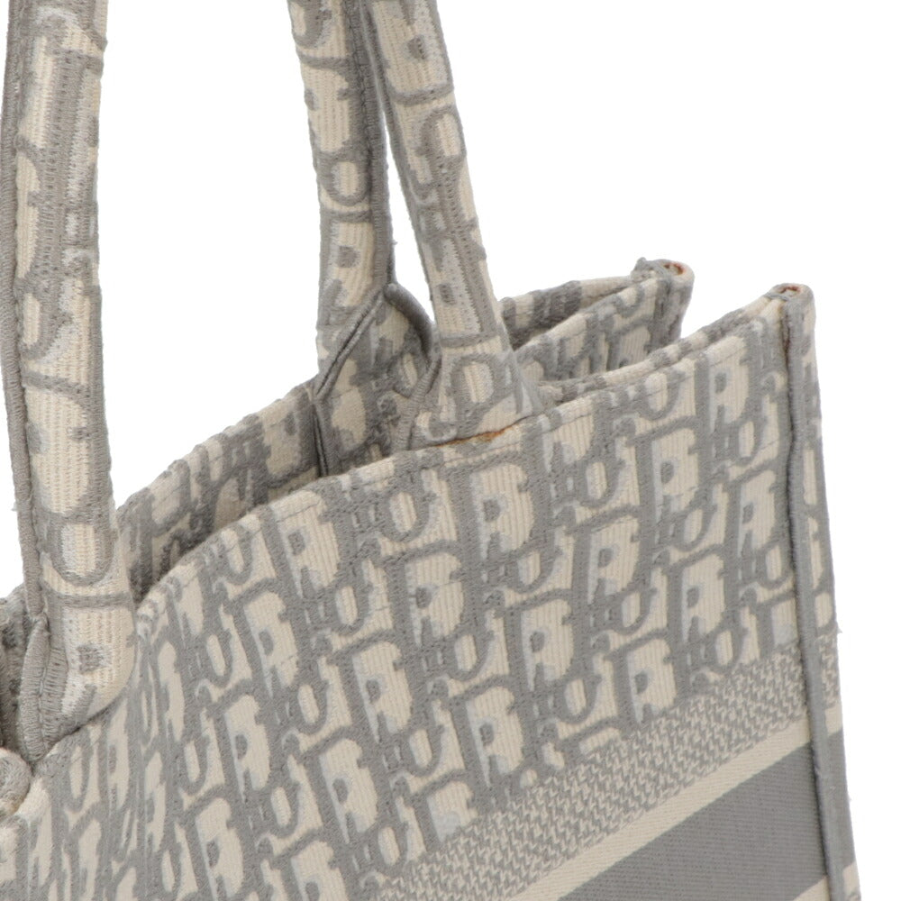 【中古/Aランク】 CHRISTIAN DIOR クリスチャンディオール レディース バッグ トートバッグ ブックトート グレー系 キャンバス シリアルあり ミディアム カナージュ