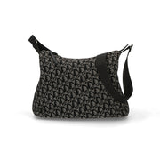 【中古/Bランク】 CHRISTIAN DIOR クリスチャンディオール レディース バッグ ショルダーバッグ ブラック キャンバス シリアルあり トロッター モノグラム 01RU 0094