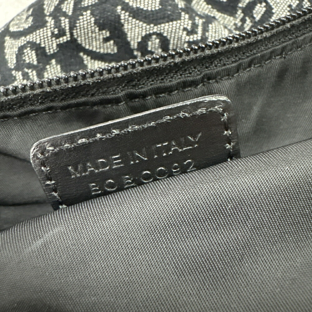 【中古/Bランク】 CHRISTIAN DIOR クリスチャンディオール レディース バッグ ショルダーバッグ ブラック キャンバス シリアルあり トロッター モノグラム 01RU 0094