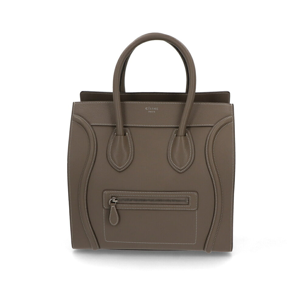 【中古/Aランク】CELINE セリーヌ レディース バッグ ハンドバッグ ラゲージミディアムショッパー グレージュ系 廃盤