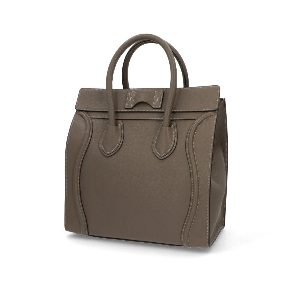【中古/Aランク】CELINE セリーヌ レディース バッグ ハンドバッグ ラゲージミディアムショッパー グレージュ系 廃盤