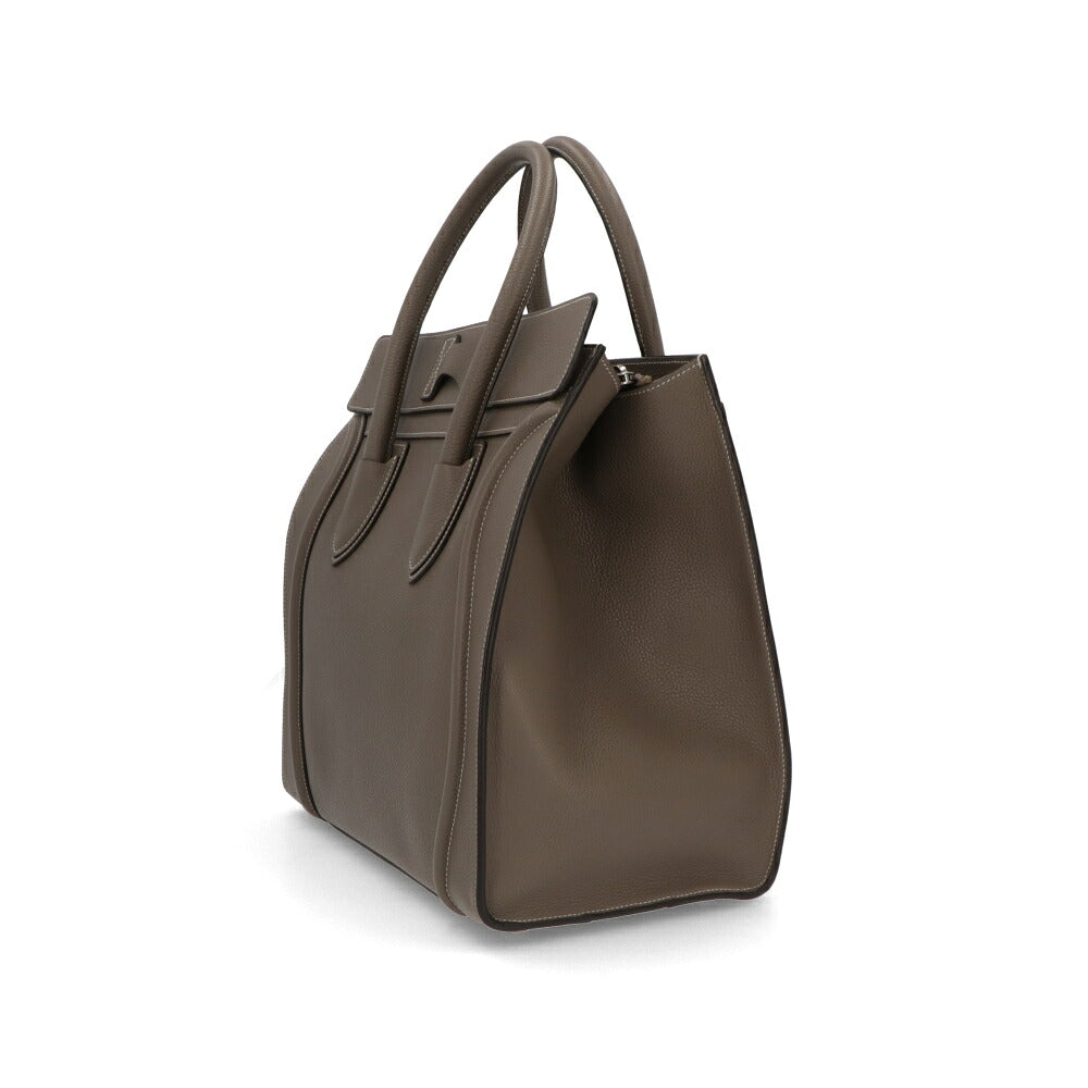 【中古/Aランク】CELINE セリーヌ レディース バッグ ハンドバッグ ラゲージミディアムショッパー グレージュ系 廃盤