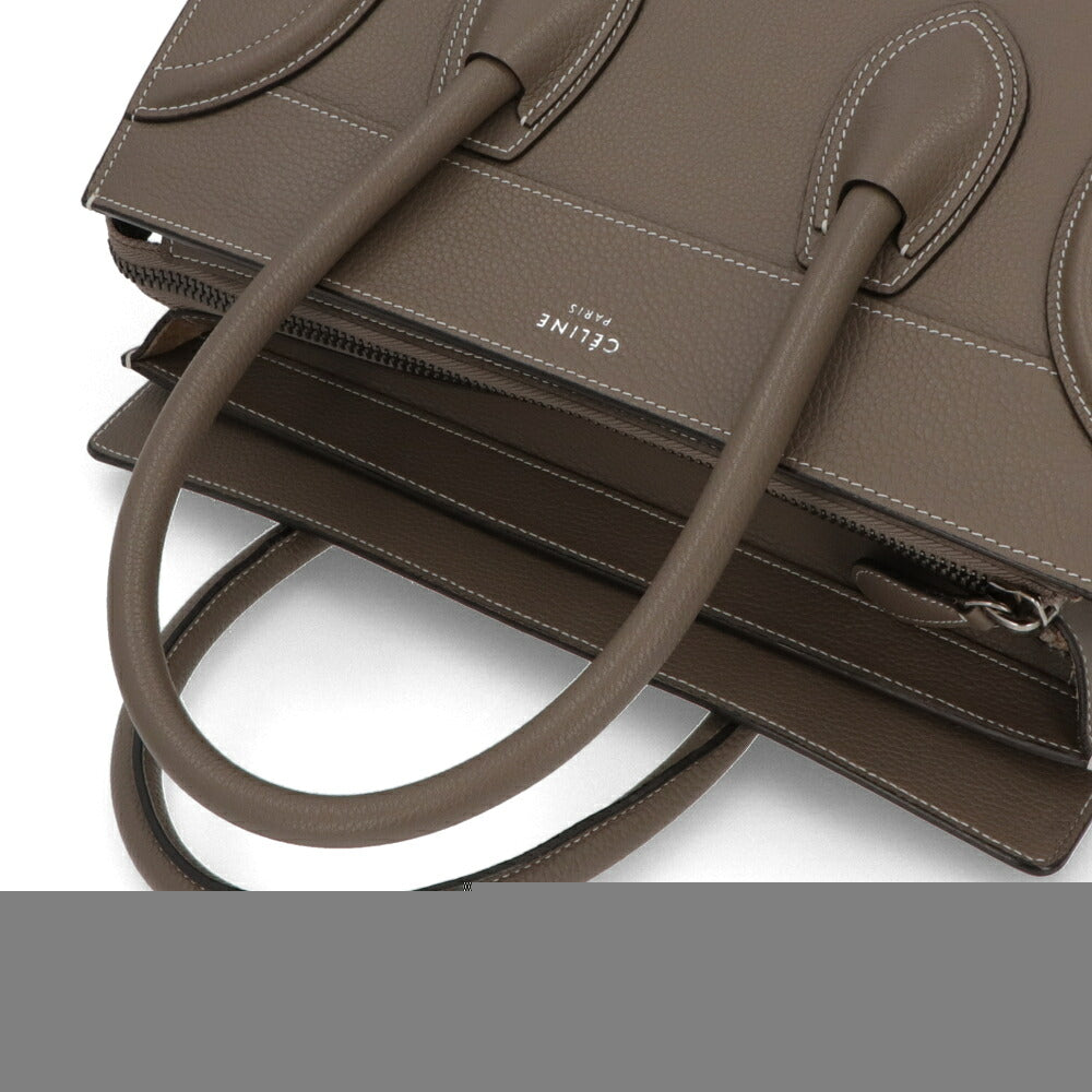 【中古/Aランク】CELINE セリーヌ レディース バッグ ハンドバッグ ラゲージミディアムショッパー グレージュ系 廃盤