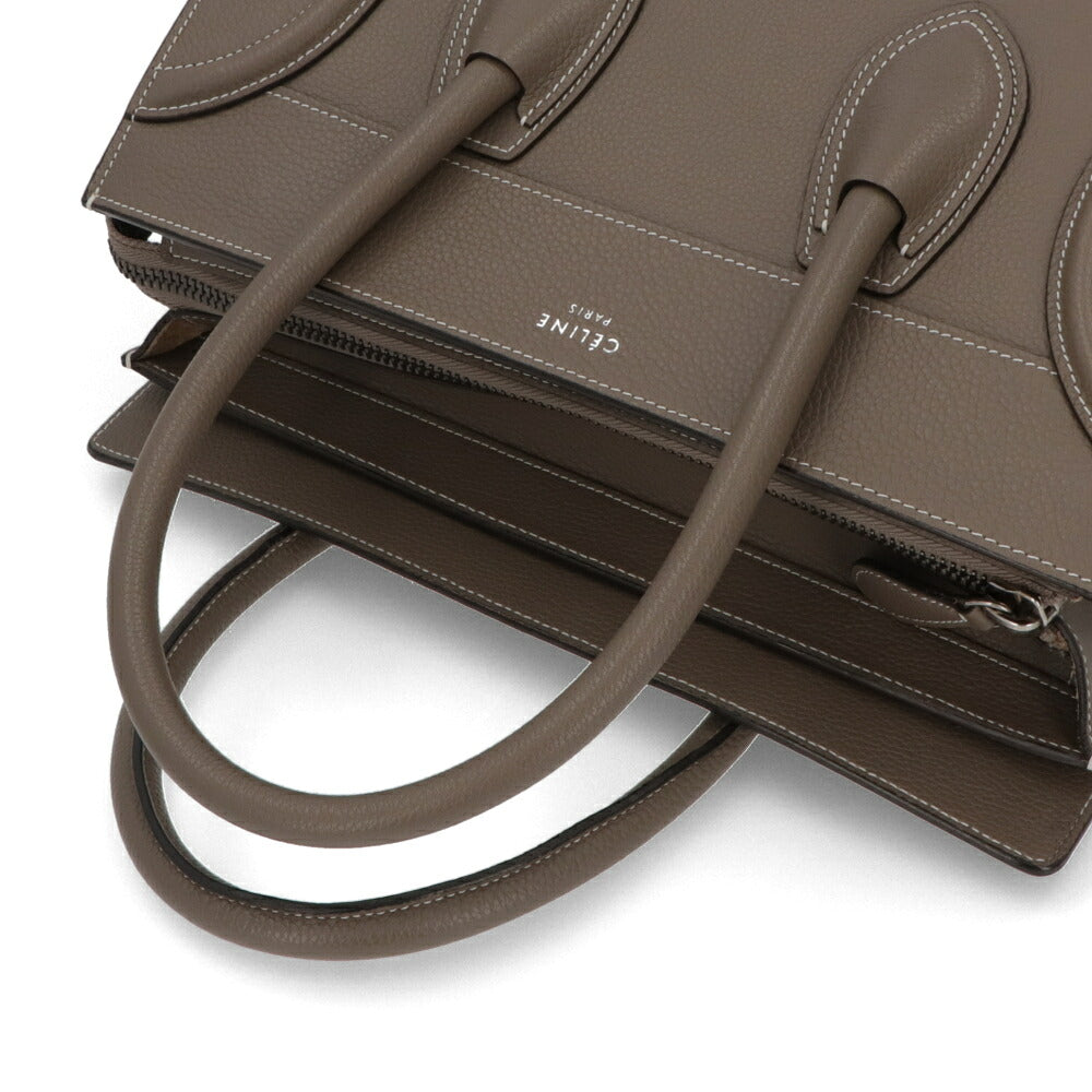 【中古/Aランク】 CELINE セリーヌ レディース バッグ ハンドバッグ ラゲージミディアムショッパー グレージュ系 廃盤