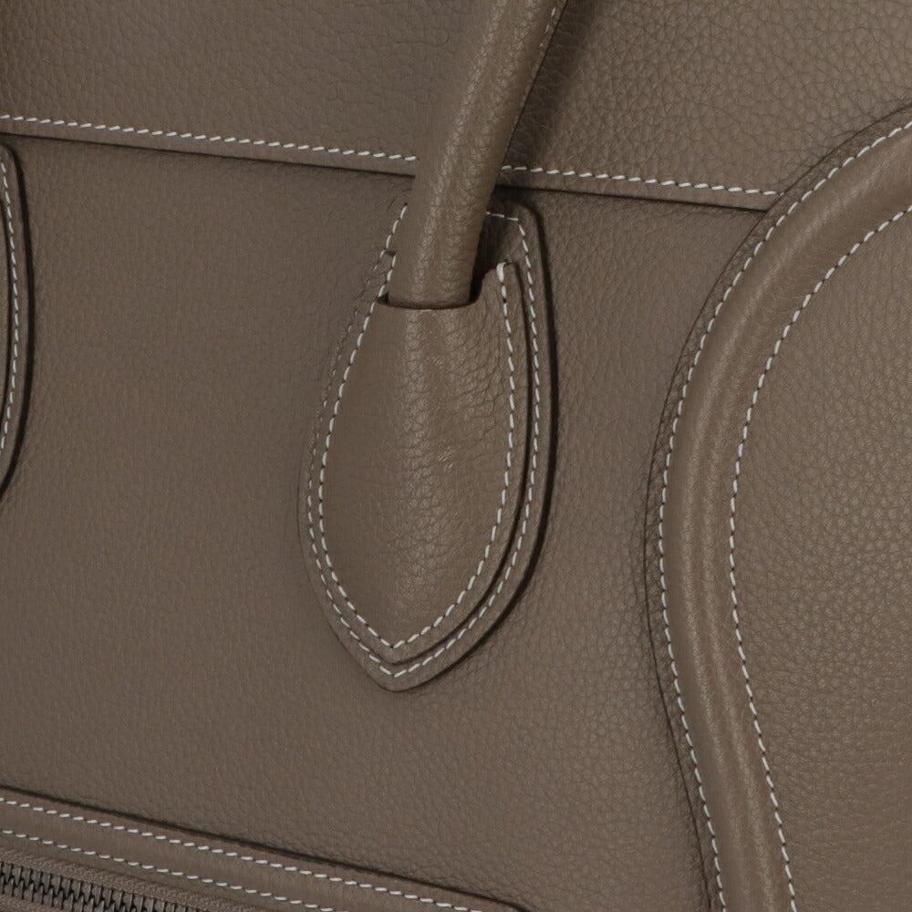 【中古/Aランク】CELINE セリーヌ レディース バッグ ハンドバッグ ラゲージミディアムショッパー グレージュ系 廃盤
