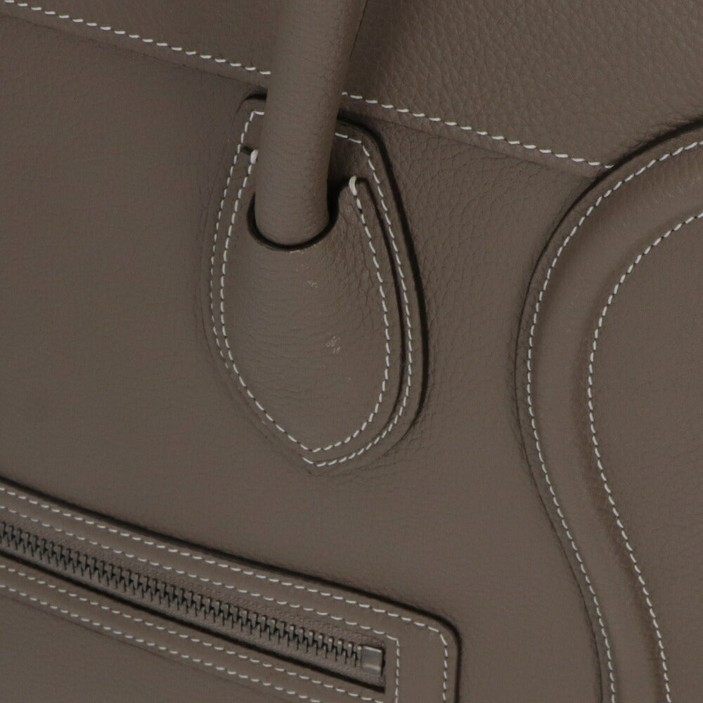 【中古/Aランク】CELINE セリーヌ レディース バッグ ハンドバッグ ラゲージミディアムショッパー グレージュ系 廃盤
