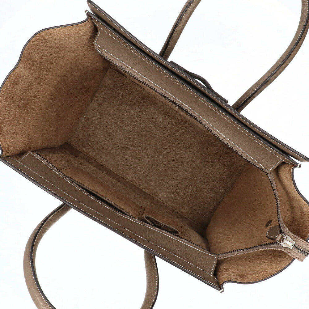 【中古/Aランク】CELINE セリーヌ レディース バッグ ハンドバッグ ラゲージミディアムショッパー グレージュ系 廃盤