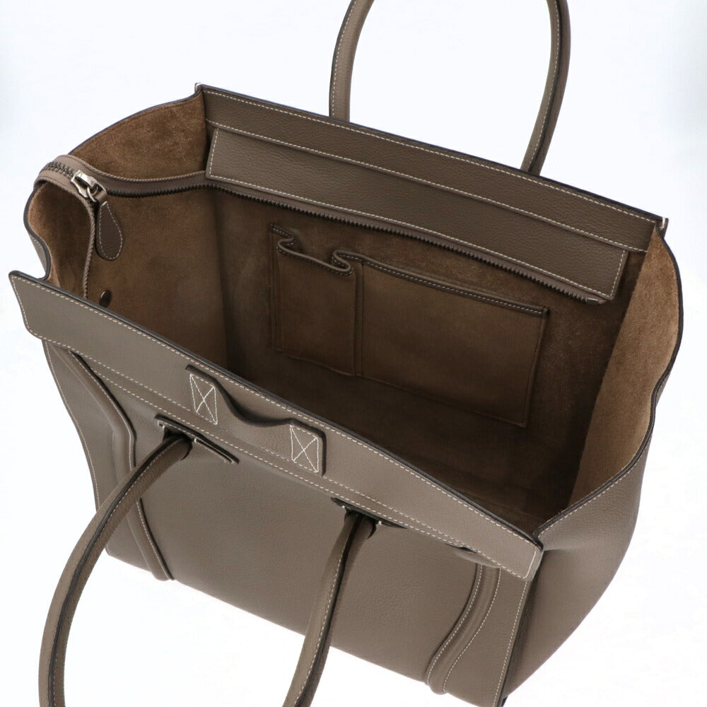 【中古/Aランク】CELINE セリーヌ レディース バッグ ハンドバッグ ラゲージミディアムショッパー グレージュ系 廃盤
