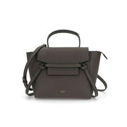 【中古/Aランク】 CELINE セリーヌ レディース バッグ ハンドバッグ ベルトバッグ ナノ グレー系 カーフ ショルダーバッグ