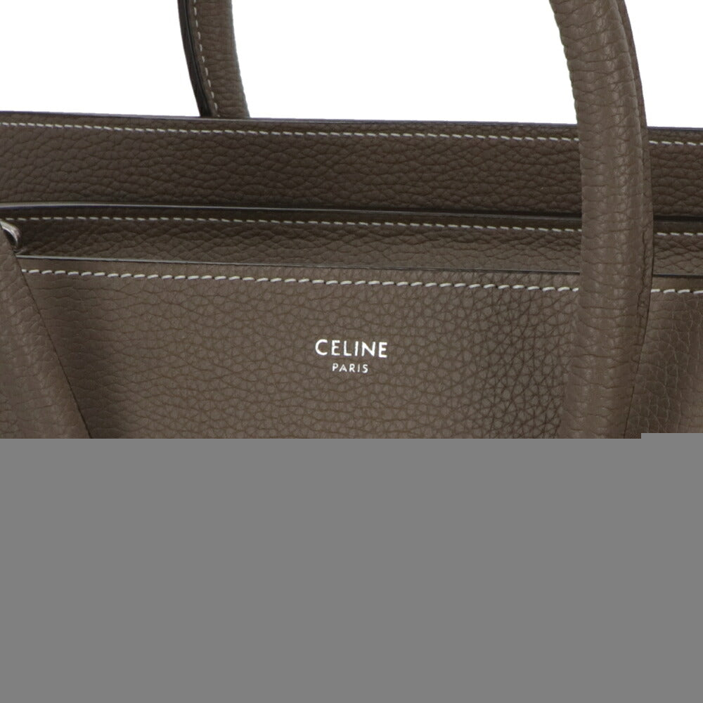 【中古/Aランク】CELINE セリーヌ レディース バッグ ハンドバッグ ラゲージ マイクロ グレージュ系 廃盤
