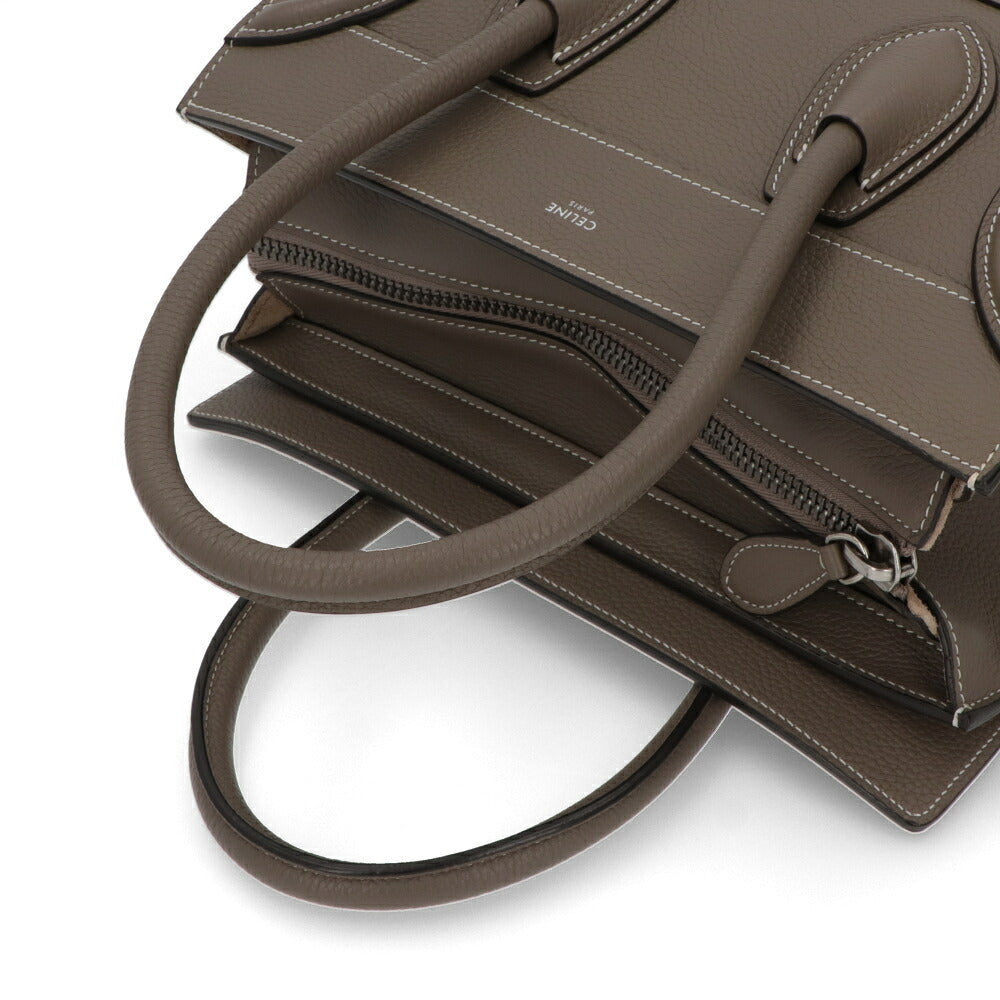 【中古/Aランク】CELINE セリーヌ レディース バッグ ハンドバッグ ラゲージ マイクロ グレージュ系 廃盤