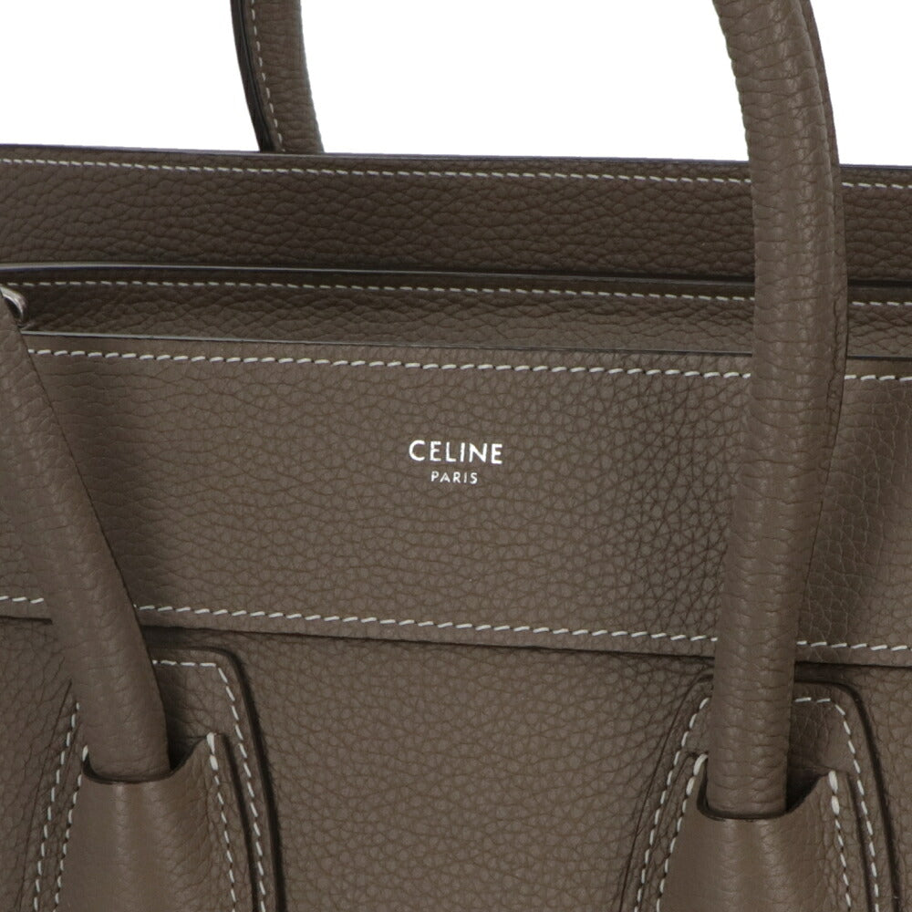 【中古/Aランク】 CELINE セリーヌ レディース バッグ ハンドバッグ ラゲージ マイクロ グレージュ系 廃盤