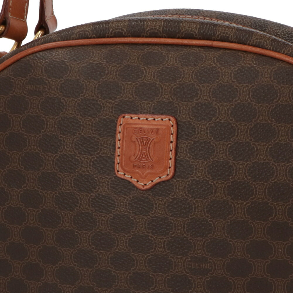 【中古/ABランク】 CELINE セリーヌ レディース バッグ ハンドバッグ マカダム ブラウン系 PVCレザー シリアルあり ヴィンテージ
