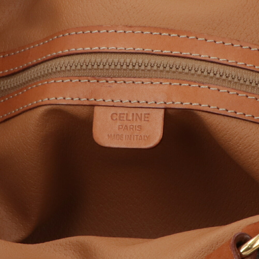 【中古/ABランク】 CELINE セリーヌ レディース バッグ ハンドバッグ マカダム ブラウン系 PVCレザー シリアルあり ヴィンテージ
