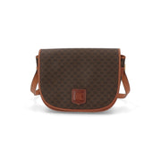 【中古/Bランク】 CELINE セリーヌ レディース バッグ ショルダーバッグ マカダム ブラウン系 レザー シリアルあり モノグラム