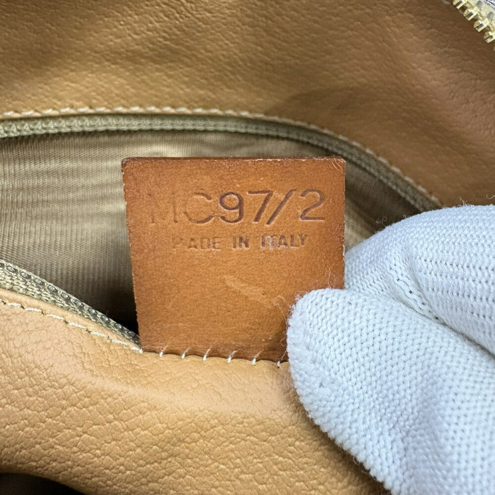 【中古/Bランク】 CELINE セリーヌ レディース バッグ ハンドバッグ マカダム ブラウン系 レザー シリアルあり マカダム ボストンバッグ